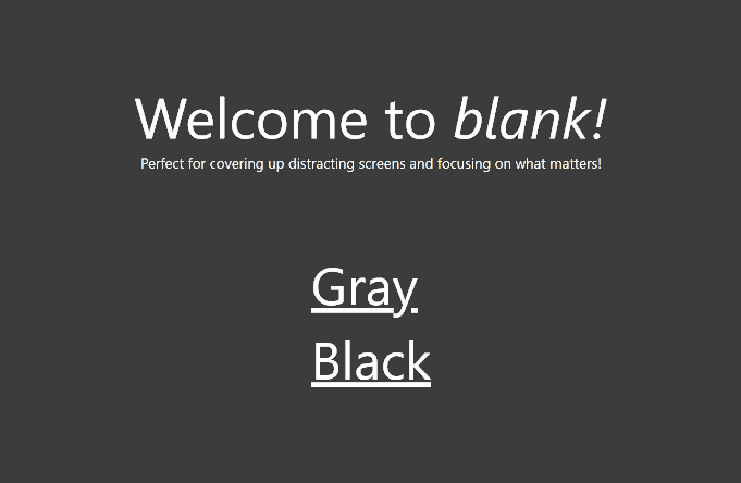 Blank